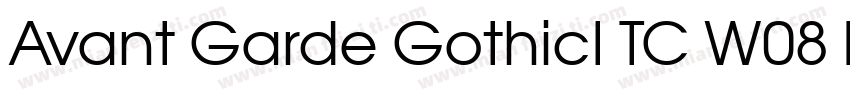 Avant Garde GothicI TC W08 Demi字体转换